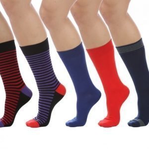 Cai Socks Cai Socks 5-Pack Puuvillasukat Värikäs