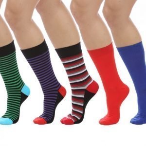 Cai Socks Cai Socks 5-Pack Puuvillasukat Värikäs