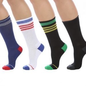 Cai Socks Socks Sport 4-Pack Puuvillasukat Värikäs