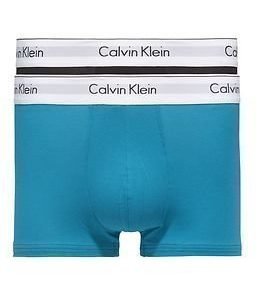 Calvin Klein 2pack Modern Cotton Trunk Black/Isle Green