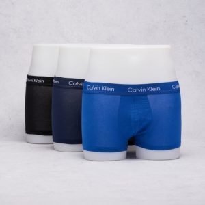 Calvin Klein 3-pack Lowrise Trunk 1KU Black/Blue/Navy