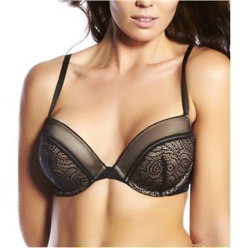 Calvin Klein BLACK Flirty Push-Up Bra Black