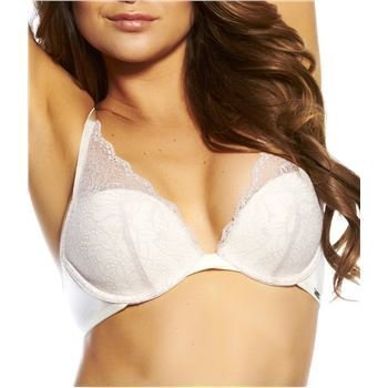 Calvin Klein BLACK Push-Up Bra Lace Ivory