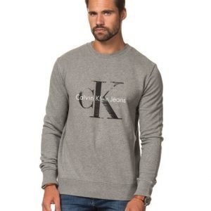 Calvin Klein CK Logo Crew Neck 073 Grey