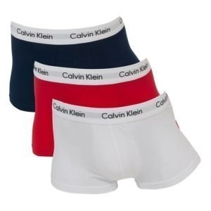 Calvin Klein Cotton Stretch 3-Pack I03 White/Red Ginger/Pyro Blue