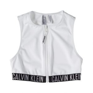 Calvin Klein Cropped Rash Vest Bikiniyläosa