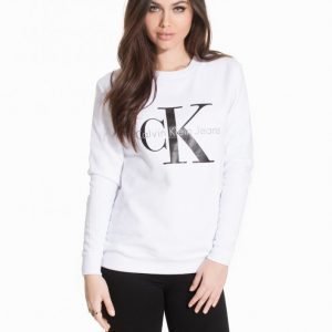 Calvin Klein Jeans Crew Neck Hwk Svetari Bright White