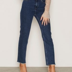 Calvin Klein Jeans High Rise Cropped Skinny Farkut Stone Blue