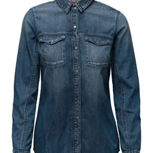 Calvin Klein Jeans Lean Shirt Mid Indigo pitkähihainen paita