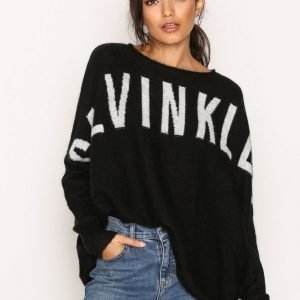 Calvin Klein Jeans Sari Bn Sweater L / S Neulepusero Black / White