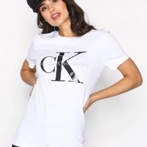 Calvin Klein Jeans Shrunken Tee T-Paita Bright White