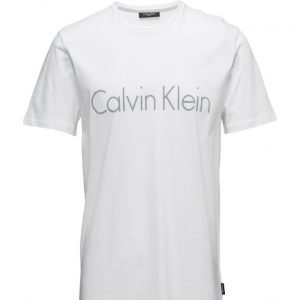 Calvin Klein Platinum Jalo Refined Cotton Front Logo lyhythihainen t-paita