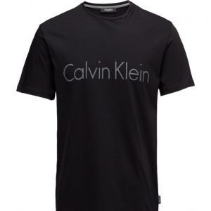 Calvin Klein Platinum Jalo Refined Cotton Front Logo lyhythihainen t-paita
