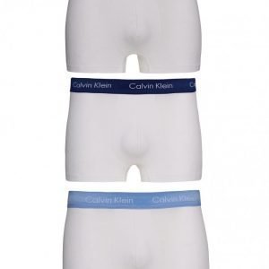 Calvin Klein Underwear 3-Pack Low Rise Trunk Bokserit Silver/Blue