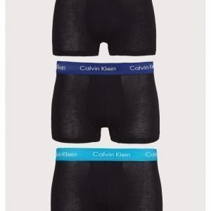Calvin Klein Underwear 3-Pack Low Rise Trunk Bokserit Silver/Blue