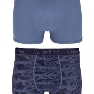 Calvin Klein Underwear CK One 2-Pack Trunk Bokserit Blue