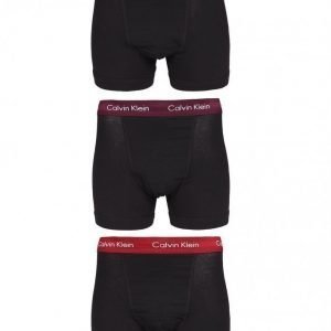 Calvin Klein Underwear Cotton Stretch 3-Pack Trunk Bokserit Black