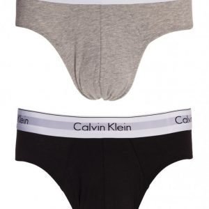 Calvin Klein Underwear Modern Cotton Strech 2-Pack Brief Alushousut Grey