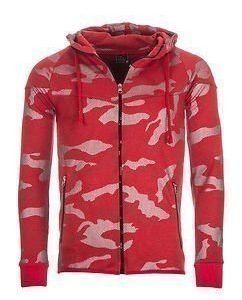 Camo Hoodie Red