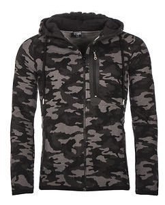 Camo Zipper Black