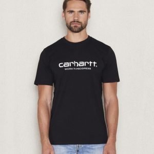 Carhartt S/S WipScript Black/White