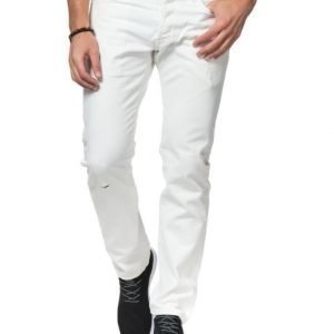 Carhartt klondike Pant II White Destroy Washed