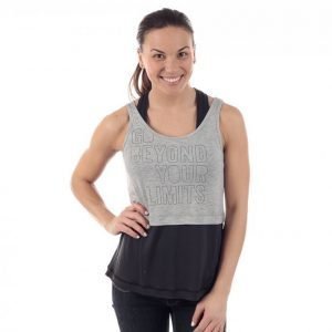 Casall Two Tone Tank Treenitoppi Harmaa / Musta