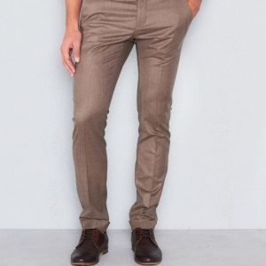 Castor Pollux Classius Trousers Dark Beige Flannel