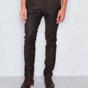 Castor Pollux Classius Trousers Dark Brown Flannel