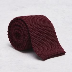 Castor Pollux Knitteus Tie Knitted Red