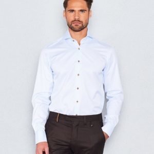 Castor Pollux Narcissus Shirt Light Blue Micro Structure