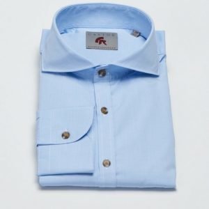 Castor Pollux Piros Shirt Blue Small Check