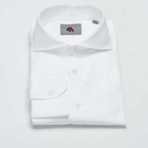 Castor Pollux Piros Shirt White Poplin