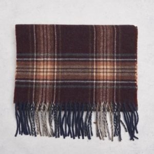 Castor Pollux Plaidus Scarf Red Check