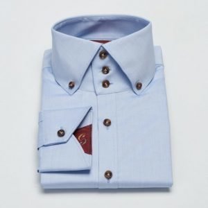 Castor Pollux Rex Shirt Blue Oxford