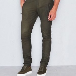 Castor Pollux Suedus Trousers Lambskin Green