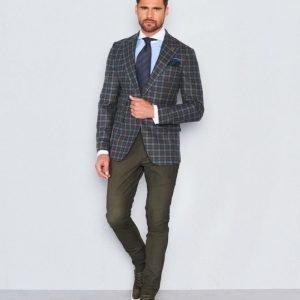 Castor Pollux Troy Blazer Green/Blue Check