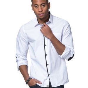 Cause & Consequence Mellin Contrast Shirt White