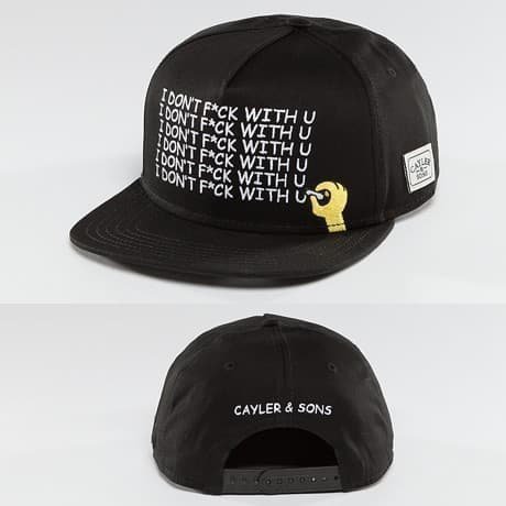 Cayler & Sons Snapback Lippis Musta