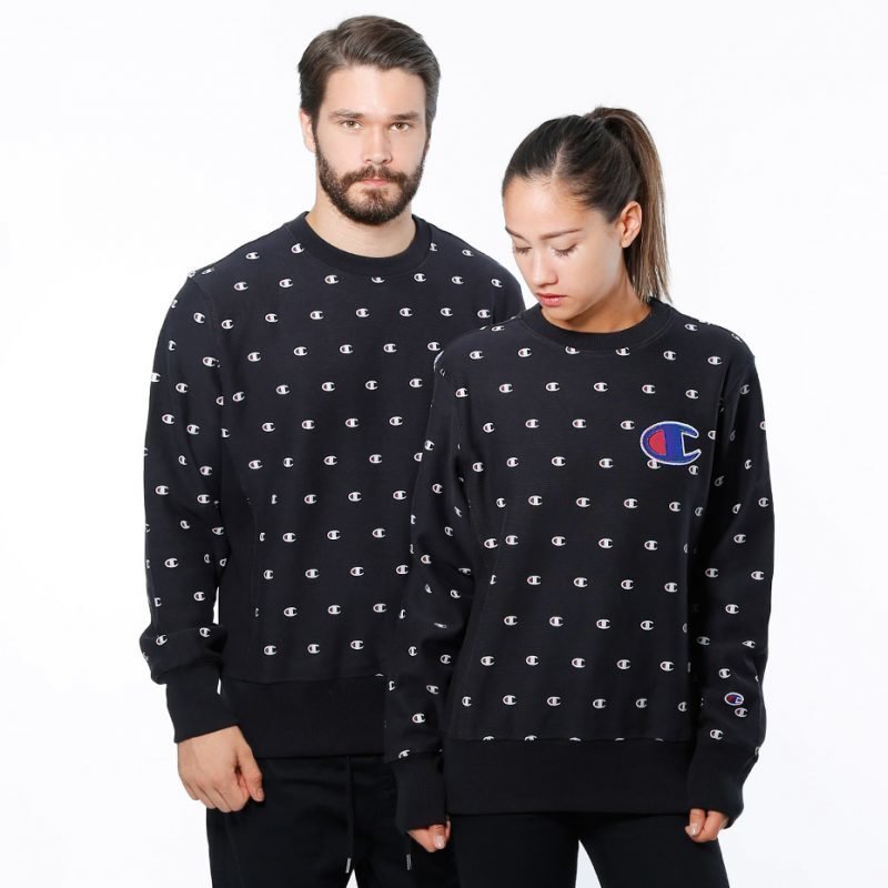 Champion Crewneck Allover Print -college