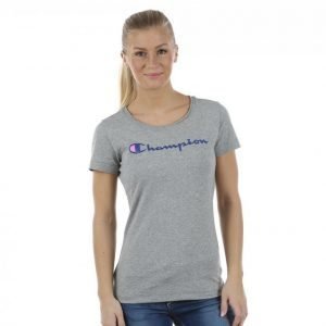 Champion Crewneck T-Shirt T-paita Harmaa