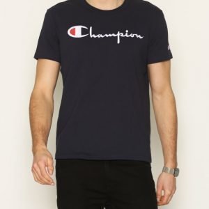 Champion Crewneck T-Shirt T-paita Navy