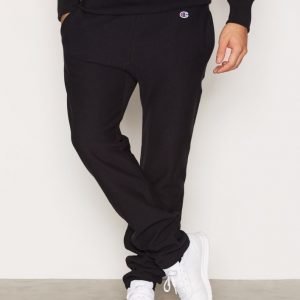 Champion Elastic Cuff Pants Housut New Black