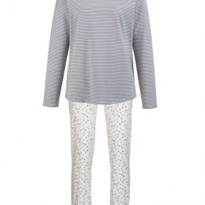 Charmor Pyjama Ecru / Harmaa / Marja