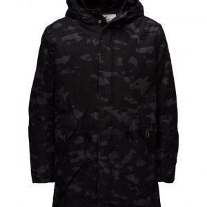 Cheap Monday Cage Camo Parka Simple Invader parkatakki