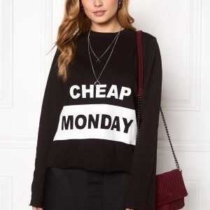 Cheap Monday Coach Block Logo Sweat Black