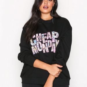 Cheap Monday Con Sweat Neulepusero Black