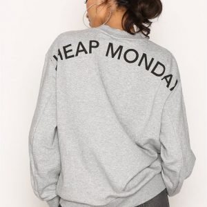 Cheap Monday Con Sweat Svetari Grey Melange