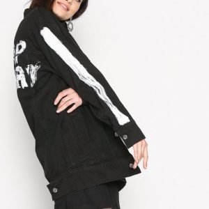 Cheap Monday Mega Jacket Action Farkkutakki Black