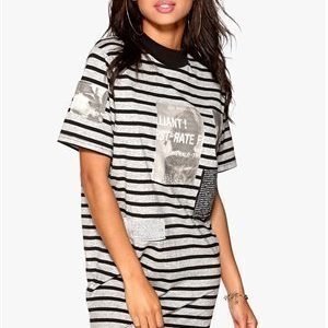 Cheap Monday On dress Patches Punk Black/Grey